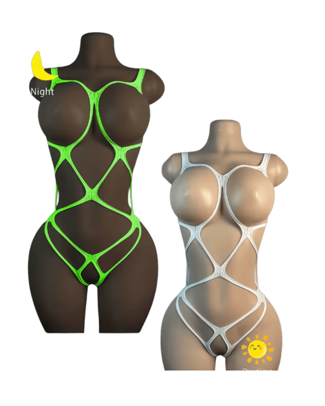 Bodysuit Cut-Out Verde Neón