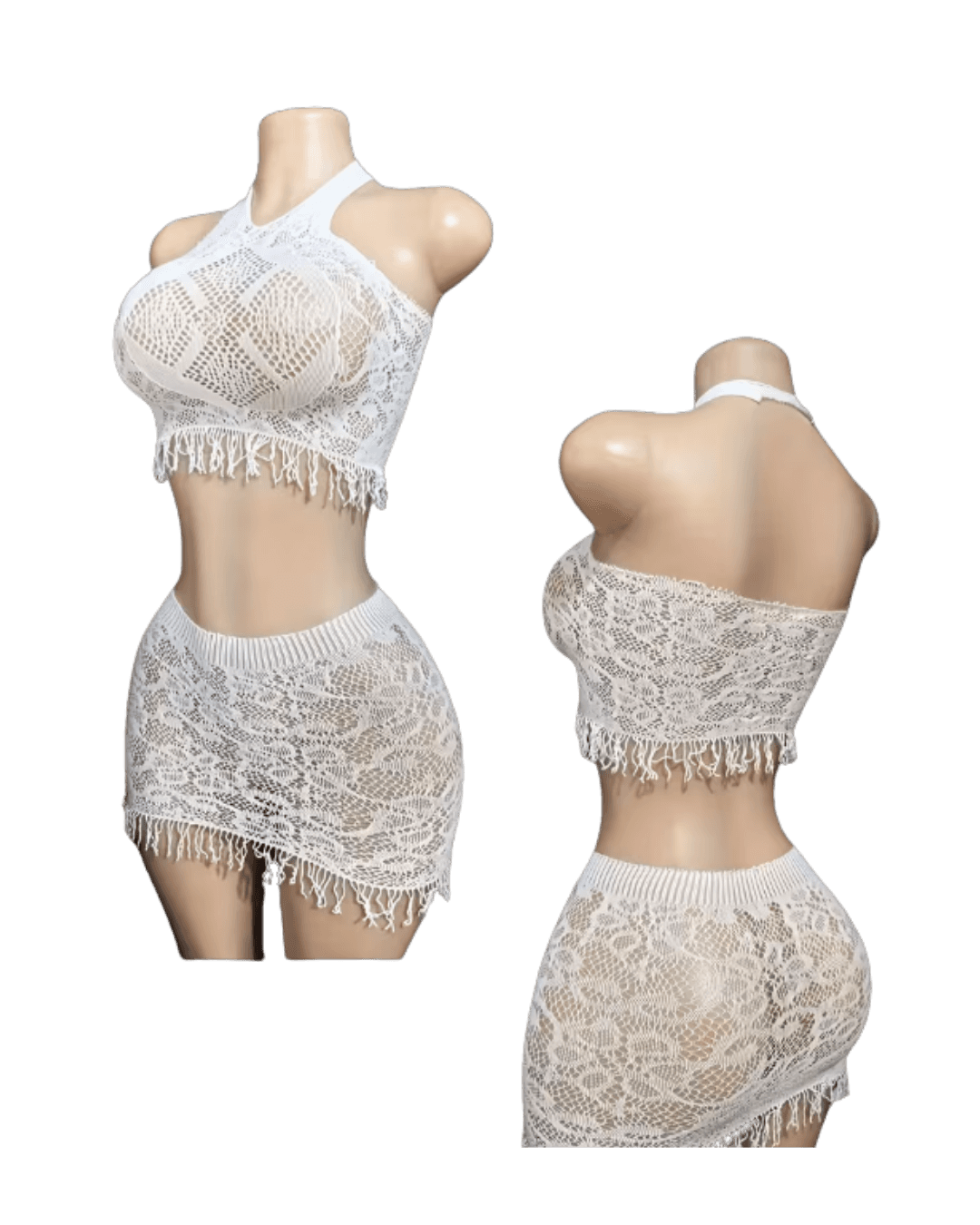 Set Encaje Blanco